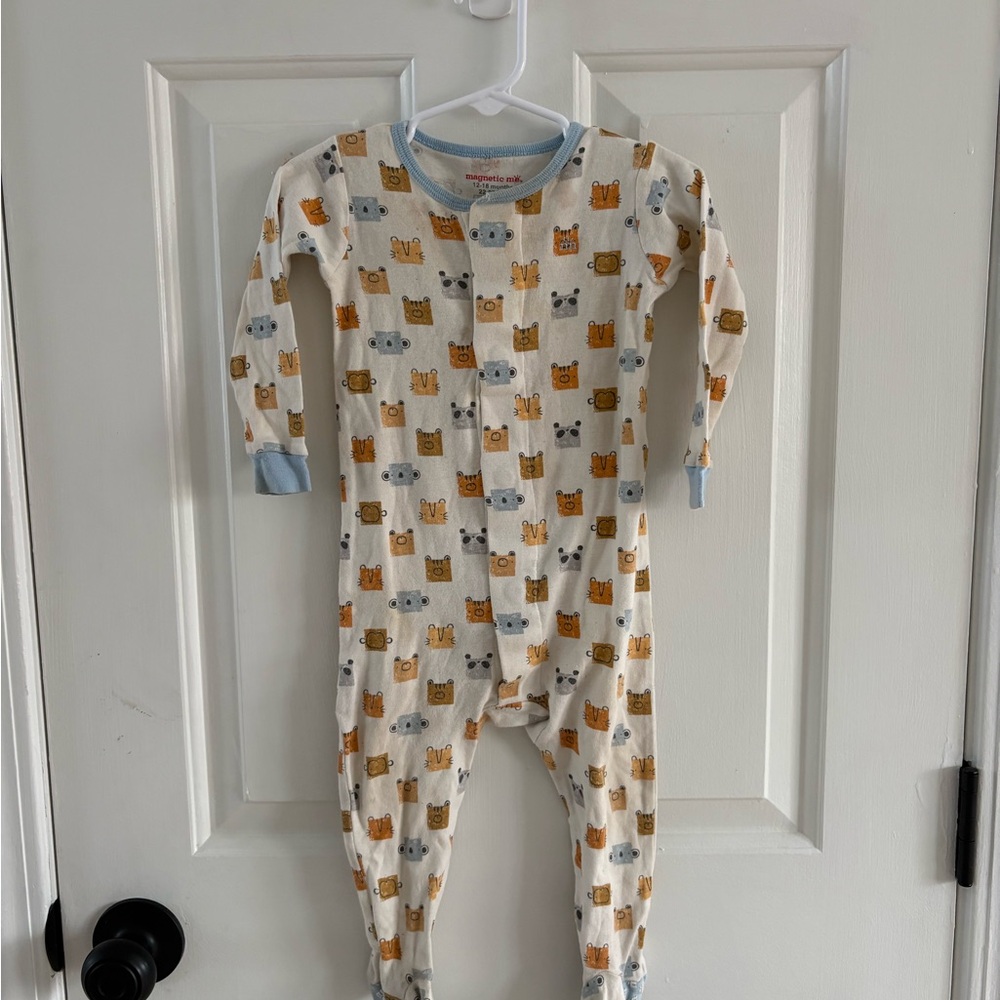 Magnetic Me Animal Print Footie